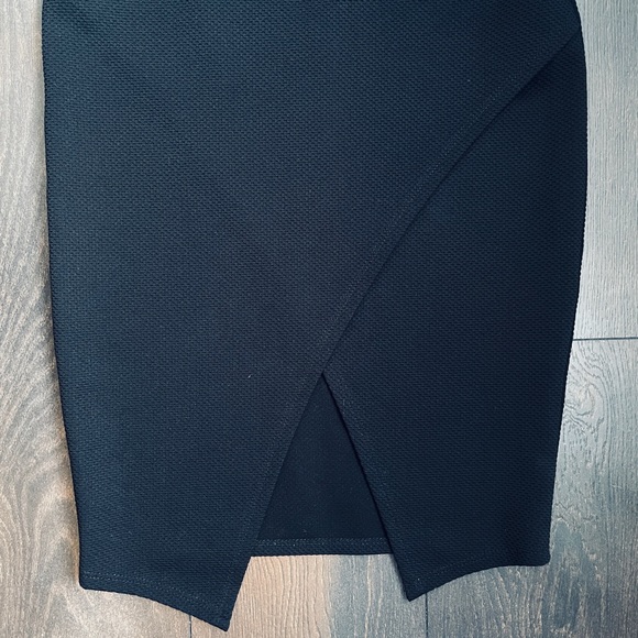 Rebel Sugar Asymmetrical Split Bodycon Skirt - Picture 5 of 14